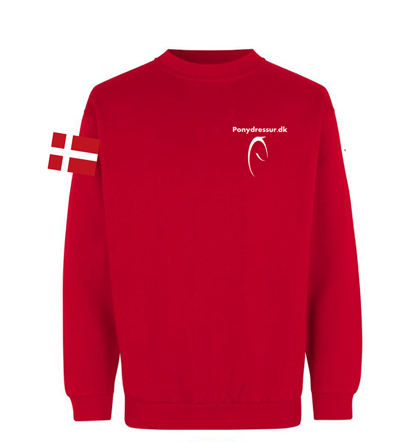 Sweatshirt kr 200,- + forsendelse kr. 45